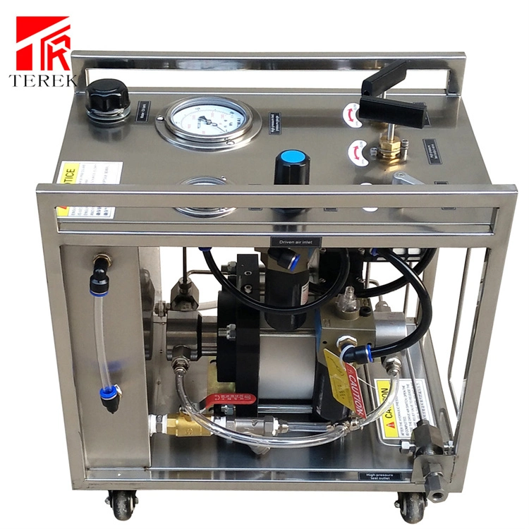 Terek Brand High Quality Pneumatic Liuqid Booster Pump Hydrostatic Hydraulic Pressure Test for Valve Pipe Hose and Cylinder Testing