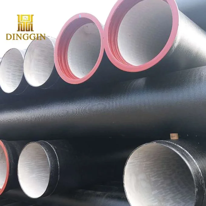 ISO2531 K9 C Class Ductile Iron Pipes with Cement Lining Inside