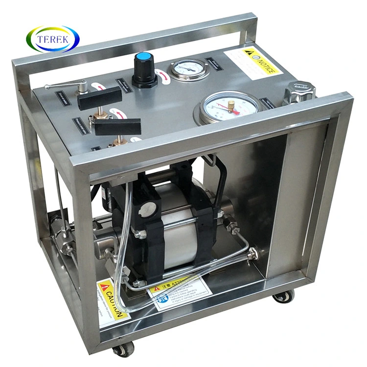 Terek Brand Pneumatic Hydraulic Pressure Test Pump System for Pipe Hose Testing