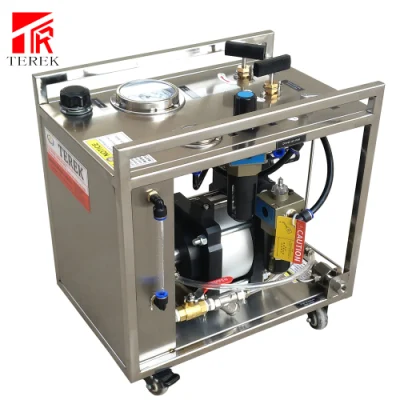 Hochdruckluftbetriebene Wasserdruckprüfpumpe, Rohrschlauch, hydraulische Prüfung, Flüssigkeitsdruckprüfung der Marke Terek